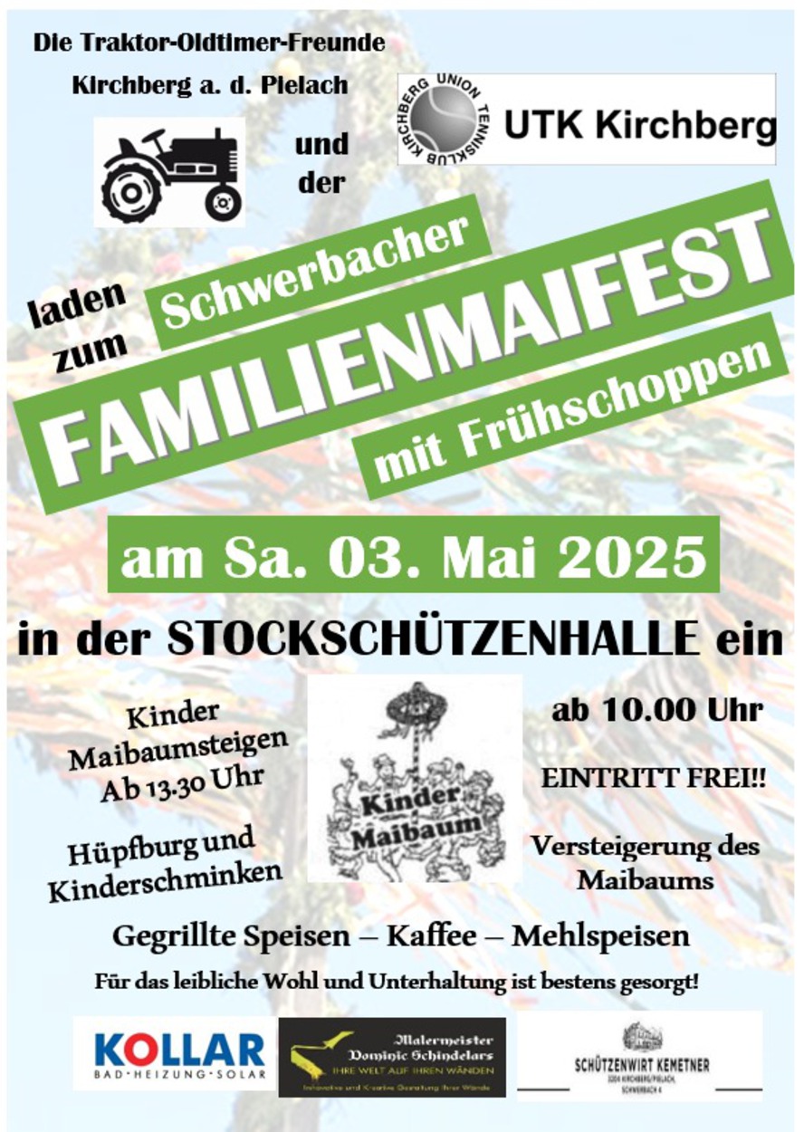 Schwerbacher Familienmaifest am 3. Mai